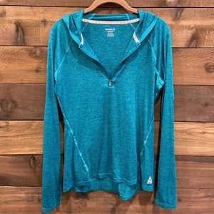 Teal Reebok Running Hoodie